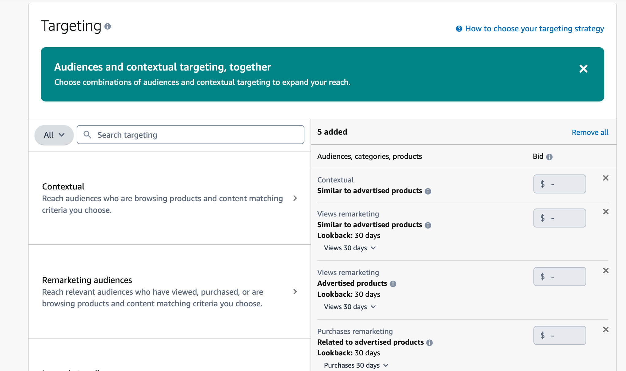 Enhanced targeting capabilities